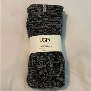 Women’s Ugg over the knee cable knit socks